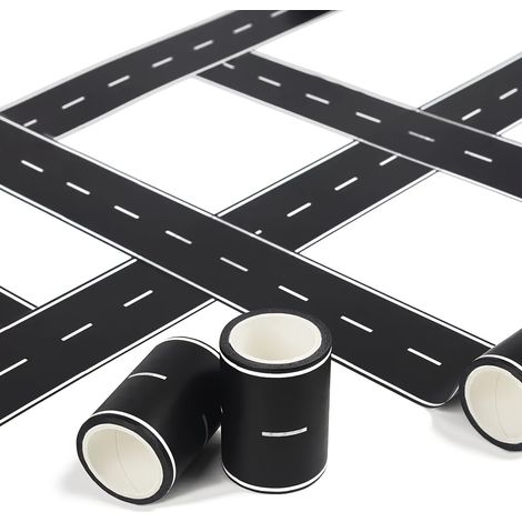 2 rouleaux de ruban adhésif « circuit » : facile à déchirer et sans résidus longueur de 5 m idéal pour décorer vos projets. (1/5)
