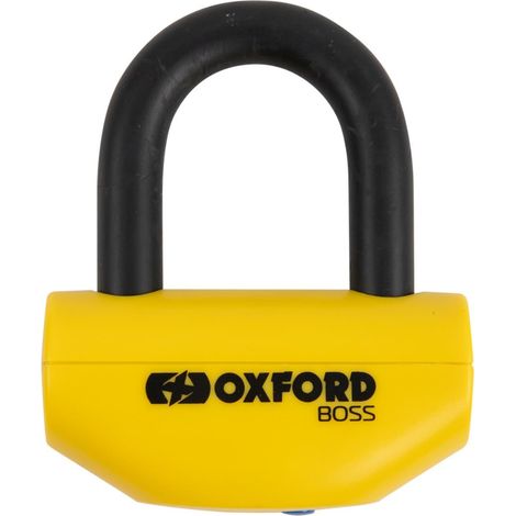 Oxford Boss 12,7 mm Diebstahlsicherung für Bremsscheiben, Gelb