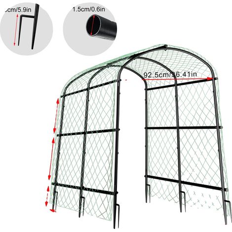Estructura reticular, construcción metálica, diseño ecológico, 160 cm de altura. (1/2)