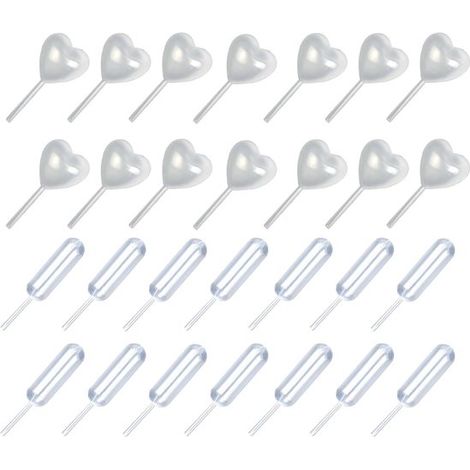 100 pipetas de plástico，con forma de corazón y tira larga，pipeta de 4 ml，pipeta para alimentos，para decorar chocolate