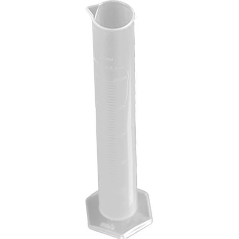 Éprouvette graduée en plastique 250ml, grand format transparent, outil de mesure précis pour laboratoire et expériences, capacité élevée. (1/5)