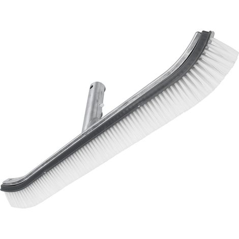 Brosse de nettoyage pour piscine en aluminium 18 pouces, accessoire gris pour piscine (1/5)