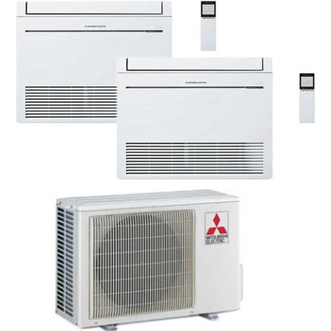 Mitsubishi M-Serie MFZ-KT Dual Split Inverter 9000 + 12000 BTU Standklimaanlage mit E.U. MXZ-2F42VF NEU Klasse A+++/A++ (1/4)