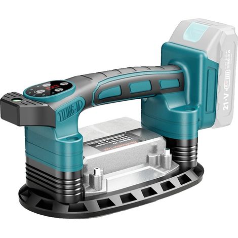 Machine à poser des carreaux, 9 vitesses, capacité de 500 kg, ventouse de 28 x 15 cm, fréquence de vibration de 100-24000 RPM, compatible avec batterie 18V (1/5)