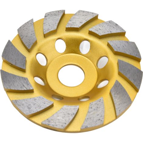 Disque de meulage diamanté à turbine pour béton de 115 mm, outil de coupe à grande vitesse pour le polissage de la maçonnerie (1/5)
