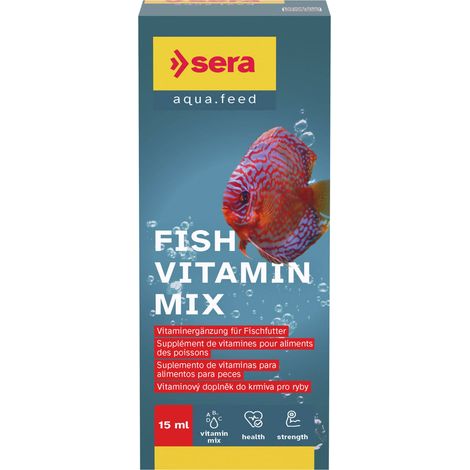 Sera Ergänzungsfutter für Aquariumfische Vitamin Mix 15 ml Nahrungsergänzungsmittel