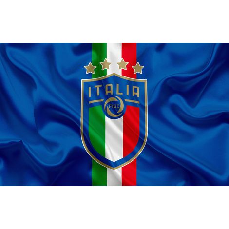 Papier peint panoramique Foot / Football - FIGC Italia - 130 cm x 81 cm (1/2)