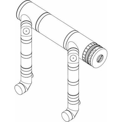 Buderus Grundbausatz Kaskade GB402,DN350 2xGB402,Sammler DN350, Edelstahl, - 7736613113 von Buderus