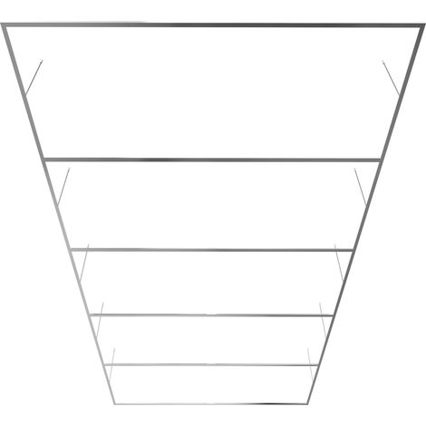 BarberPub Aluminiumrahmen für Hexagon LED-Garage Light LP003/LP004/LP005, Montagezubehör für Deckeninstallation, Stabile Befestigung für Werkstatt & Friseursalon, 242 × 484 cm (1/5)
