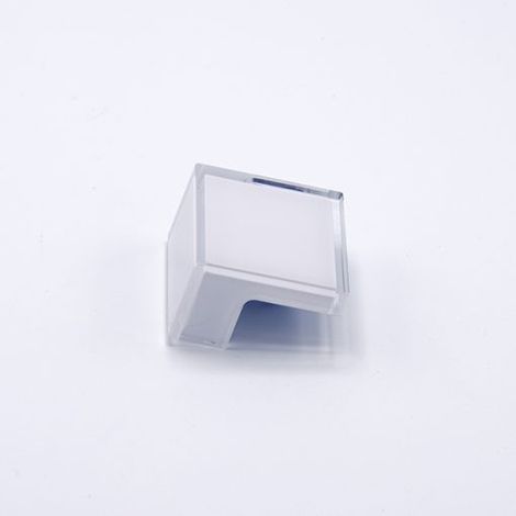Maniglia Bianca per Cucina Square Soul larghezza 45 x altezza 41 mm in Pvc