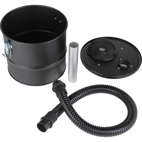 vhbw Aschefilter-Set kompatibel mit Kärcher WD 6 S V-30/6/22/T Nass-/Trockensauger - 1x Schlauch, 1x Staubsauger-Rohr, 1x Aschefilter