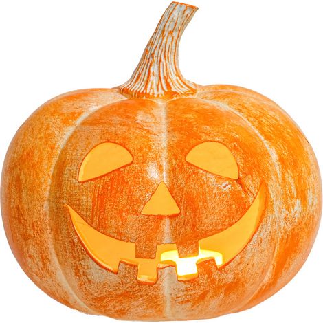 Irovami Lanterne citrouille résine LED – Halloween, étanche, porche et jardin (1/5)