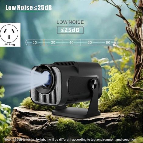 Projecteur HY320 Mini Native 720P Android 11, Wi-Fi 6, prise AU
