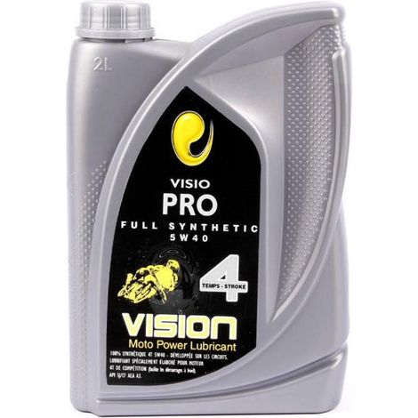 Ölbehälter für Schmieröl Vision Visio Pro 5W40 4T 100% Synthese (1/3)
