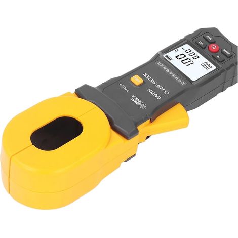Pince Ampèremétrique De Terre Numérique LCD ST4100, Testeur De Résistance De Terre, Plage De Résistance: 0,010 À 500Ω, Stockage De Données