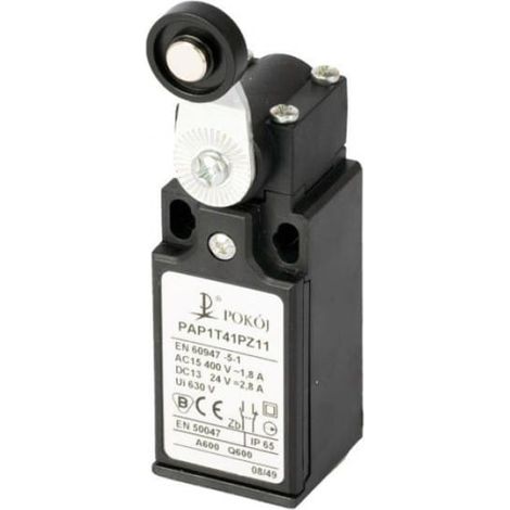 Endschalter 2R Schnapphebel aus Kunststoff mit Rolle Ø18 PAP1T41PZ02 A37-1081