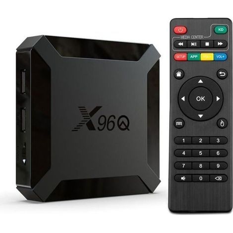 Android TV Box X96Q – 4K HD – WiFi 2.4GHz – 1 GB di RAM – 8 GB di ROM – Android 10.0 – Decodifica H.265 e VP9