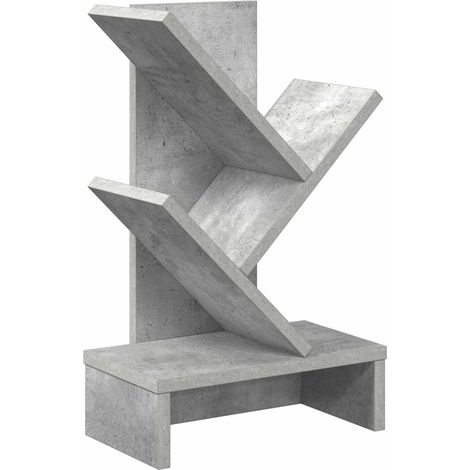 Maison Exclusive - Baumbücherregal 3-stöckig 30 x 18 x 48 cm Holz (1/5)