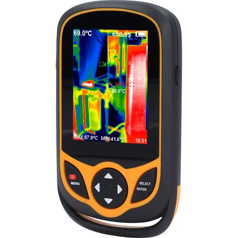 Caméra d'imagerie thermique infrarouge de poche, résolution IR 256x192, taux de rafraîchissement de 25Hz, avec écran tactile WiFi 3,2 pouces (1/5)