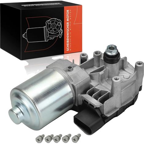 Motor del limpiaparabrisas, 12 V, 4 pines de conector, compatible con AUDI A6 4G2 4GC, A7 4GA 4GF, tamaño estándar. (1/5)
