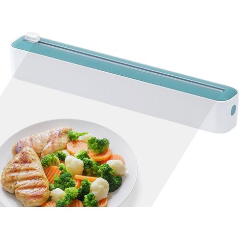 Distributeur Film Alimentaire Magnétique, Distributeur Papier Aluminium Et Film, Dérouleur Film Alimentaire Magnétique, Coupe-Film Alimentaire, Distributeur Et Organisateur De Film Alimentaire