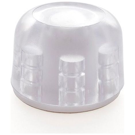 Fermaporta adesivo trasparente in plastica REI