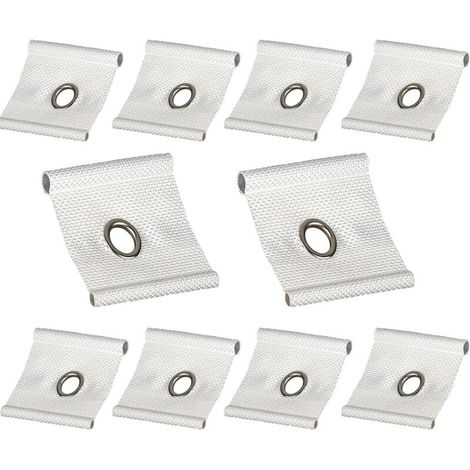 10 Œillets de Passepoil Universels,Crochets pour Auvent,œillets de Canal pour Auvents de Caravane,Pièces et Accessoires pour Camping-Car,pour Rail de Fixation de Toit 5/6 mm – 7/8 mm