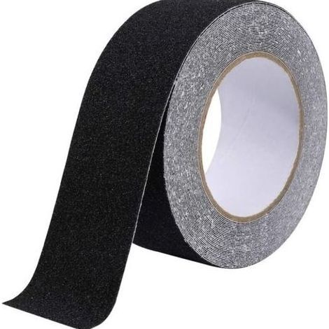 Bande Antidérapante Adhésive pour Escaliers, Friction, Abrasif pour Les Sécurité, Escabeau, Intérieur, Extérieur, Haute Traction, 5cm x 10m, Noir (1/5)