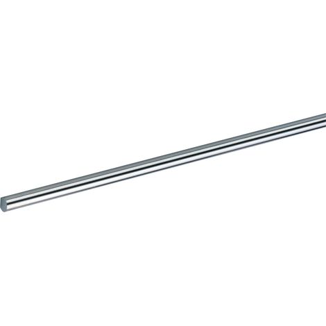Hettich – Tringle pour serrure espagnolette – Acier nickelé – Longueur 1000 mm – Tube et support de penderie (1/3)