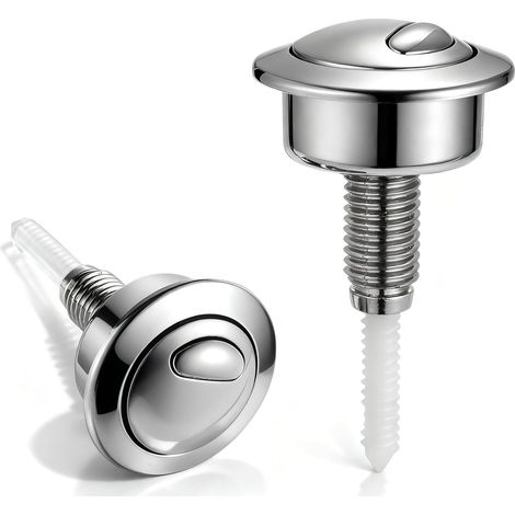 CF1003CP Replacement Flush Button for Twyford Optima49 Cistern - Dual Flush Toilet Mechanism (1/5)