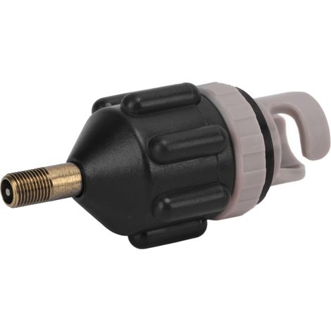 Adaptateur de valve haute pression, résistant, léger, durable et pratique, pour pompe à air (noir) (1/5)