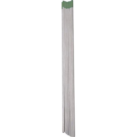 10 Stück WIG-Wolframelektroden WP, grüne Spitze, Nadeln, Schweißzubehör, 2,4 x 175 mm (1/5)