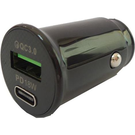 Dencon 7095 USB Dual Port Charger + LED 12/24V 7095 DCN1798