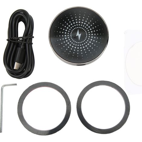 Chargeur sans fil magnétique 15W pour voiture, recharge rapide haute puissance, surface lisse, compatible avec téléphone à recharge sans fil (1/5)