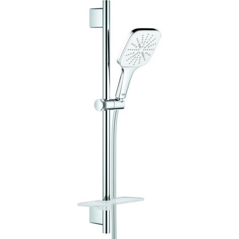 Grohe Rainshower SmartActive 130 Cube Conjunto de ducha con barra 3 chorros White, 26584LS0
