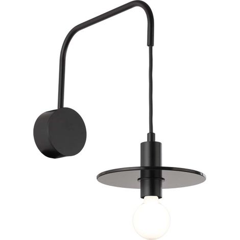 Applique murale loft noire IKEDA 1xE27 20W métal Shilo (1/3)