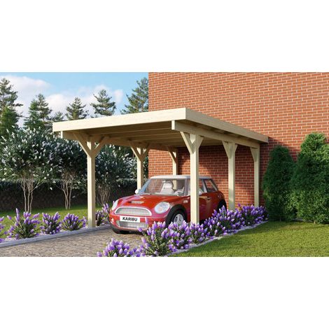 Carport einzel Classic 1A kdi 0,8 mm PVC Dach, 318x482x234