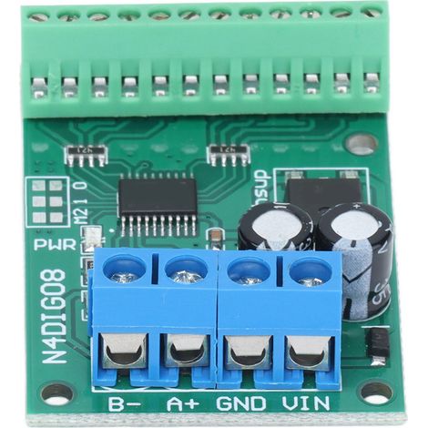 8-Kanal-Steuermodul 9600 BPS RS485 TTL N4DIG08 Platine mit Klemmenblock