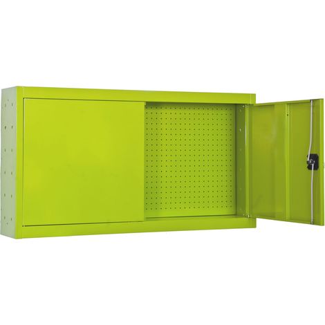 Armoire en métal SIMONWORK (65x120x27.5cm) VERT (1/3)