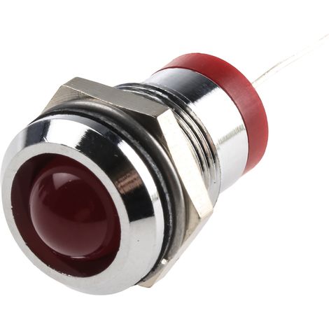 Voyant LED lumineux Rouge RS PRO, dia. 12mm, 2V c.c. ( Prix pour 1 )