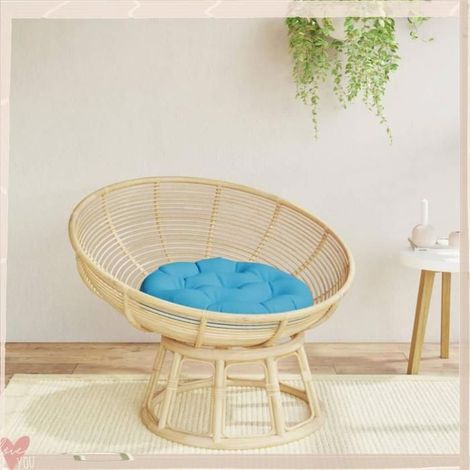 361944 Coussin rond bleu clair 60 x11 cm tissu oxford (1/5)