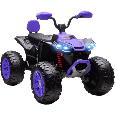 Kinder-Elektro-Quad, 24V Elektro-Fahrzeug mit 4 Rädern, Scheinwerfer, USB-Anschluss, MP3-Funktion, 6,5 km/h, 3-8 Jahre 
On-Site