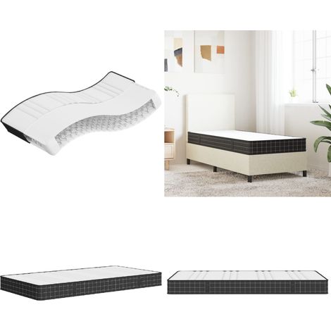 Matelas à ressorts bonnell moyen 80x200 cm - Matelas À Ressorts - Matelas Bonnell - Matelas Double - Matelas Confortable - Matelas Économique - Home & Living (1/5)