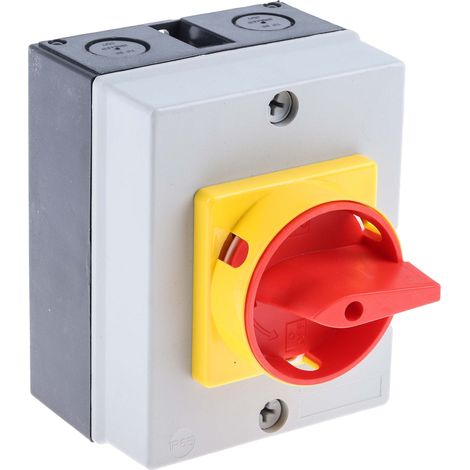 Rs Pro – Coupe-circuit 3P 20A 690V IP65 – Protection extérieure 11kW – Montage panneau – Pouvoir de coupure 5kA
