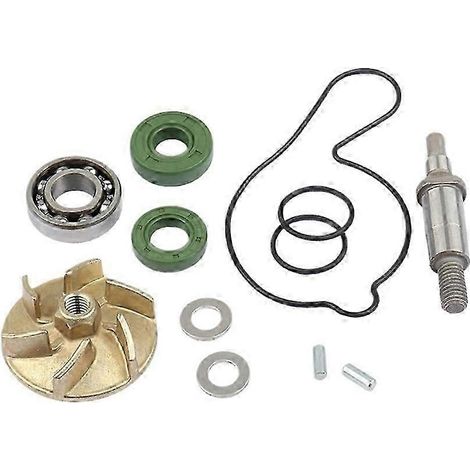 Reparatursatz für Motorrad-Wasserpumpendichtungen (Laufrad, Zahnrad, Welle, Lager) kompatibel mit Yamaha YZ450F WR450F WR400F 5DJ-12451-00 (1/5)