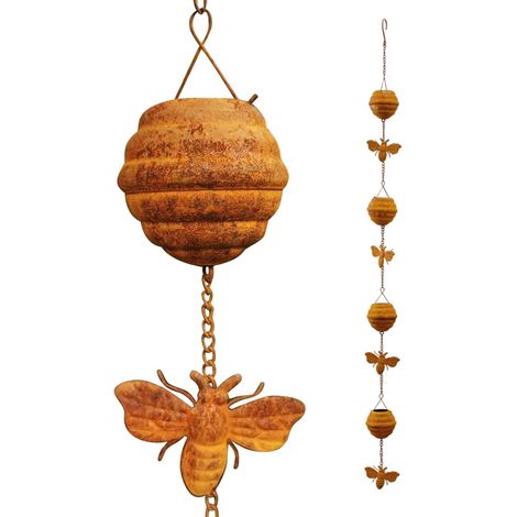 Auffangkette Wasserablauf für Bienen Dekoratives