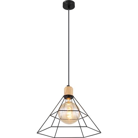 Globo - suspension - Helene - noir - métal - Ø 35cm - E27 - (1/5)