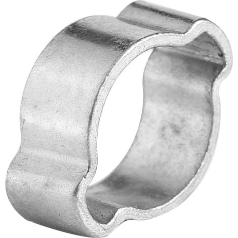 10 pièces colliers de serrage à deux oreilles galvanisés zinc 5‑23mm pour tuyaux carburant essence (9‑11mm) (1/2)