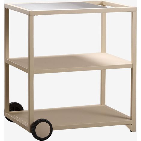 SKLUM Modularer Außenküchenwagen aus Stahl Rivana Beige Tapioca (1/5)