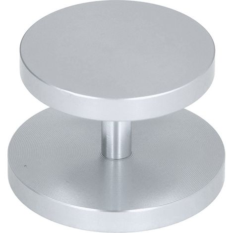 Tasseur à café double face en aluminium anticorrosion, pilon à café double tête pour café, argent (1/5)